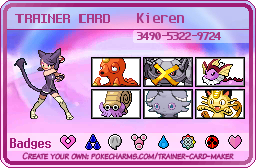 my trainer card